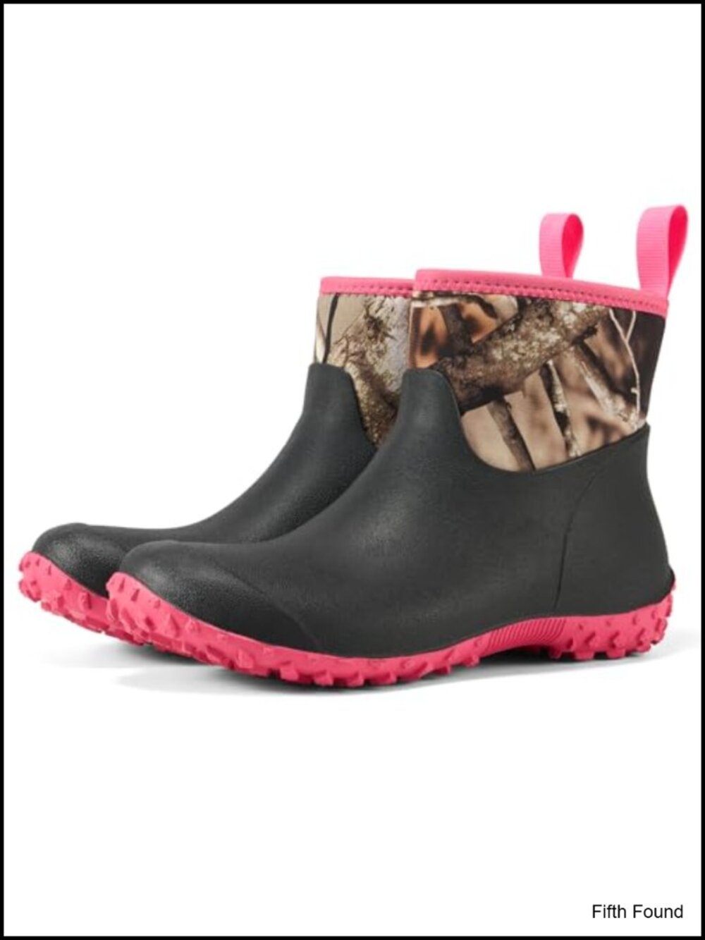Waterproof Insulated Neoprene Ankle Rain Boots Anti-Slip Gardening Shoes